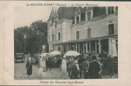 86 LA ROCHE POSAY - LE CASINO MUNICIPAL - FACADE SUR TERRASSE CAFE-GLACIER - La Roche Posay