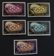 Yemen Jemen 1960 Yvertn° 84-88 Olimpiadi Olympic Games Rome Kpl. Satz **  MNH   #6454 - Jemen