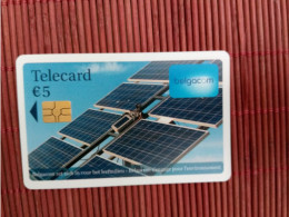 Phonecard Belgium Solar Panels Used Rare - Met Chip
