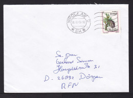 Poland: Cover To Germany, 1996, 1 Stamp, Pinecone, Pine Tree Seed Cone, Inflation: 10000 ZL (minor Crease) - Briefe U. Dokumente