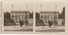 Paris Stereo Versailles Petit Trianon - Palais Coté De L'entrée - Cartes Stéréoscopiques