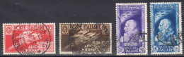 Italia U  364/367 (o) Usado 1935 - Gebraucht