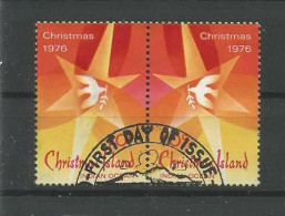 Christmas Island  1976 Christmas Pair  Y.T. 65+66 (0) - Christmas Island