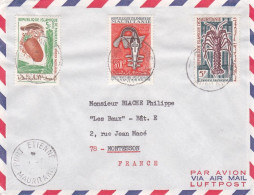 MAURITANIE -1968- Lettre PORT ETIENNE  à MONTESSON -78 (France)...timbres Divers    ...cachet - Mauritania (1960-...)