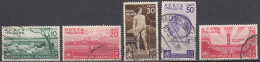 Italia U  386/392 (o) Usado 1937 - Usati