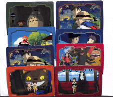 Lot De 8 Cartes Ghibli  UR Collection Animation 1 - Other & Unclassified