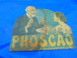 PHOSCAO Ancien Carton Présentoir Pub Ancienne - Cioccolato