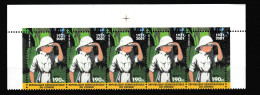 Democratic Republic Of Congo 2001 Tintin In Congo Top Strip MNH ** - Nuovi