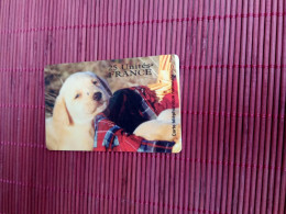 Phonecard Dog Mint Low Issue  Rare - Perros