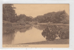 View In Dalhousie Park. Rangoon. * - Myanmar (Birma)