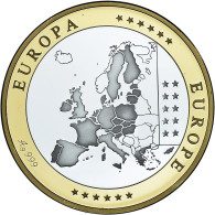 Belgique, Médaille, Euro, Europa, Politics, FDC, FDC, Argent - Other & Unclassified
