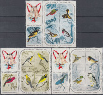 CUBA 1965, CHRISTMAS, BIRDS, COMPLETE, MNH SERIES With GOOD QUALITY, *** - Ungebraucht