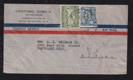Ecuador 1945 Airmail Cover QUITO To CLEVELAND USA - Equateur