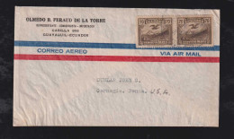 Ecuador 1946 Airmail Cover 2x 70c GUAYAQUIL X CARNEGIE USA - Equateur