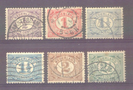 Postzegels > Europa > Nederland > Periode 1891-1948 (Wilhelmina) > 1910-29 > Gebruikt No.50-55 (11864) - Usados
