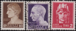 Italia U  478/480 (o) Usado 1945 - Gebraucht