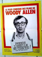 Affiche Ciné Orig PRENDS L'OSEILLE ET TIRE-TOI (TAKE THE MONEY AND RUN) Woody ALLEN 40X60 Illu Ferracci J.MARGOLIN 1969 - Affiches & Posters