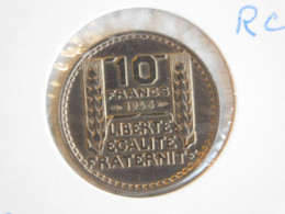 France 10 Francs 1945 TURIN, GROSSE TÊTE, RAMEAUX COURTS (951) - 10 Francs