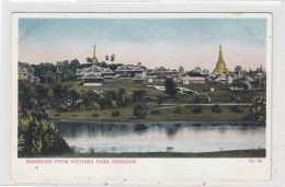 Rangoon. Barracks From Victoria Park. * - Myanmar (Birma)