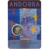 Andorra, 2 Euro, Accords Douaniers, 2015, FDC, Bi-Metallic - Andorra
