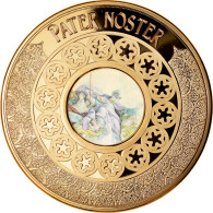 Vatican, Médaille, Pater Noster, Civitas Vaticana, FDC, Copper Gilt - Andere & Zonder Classificatie