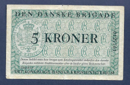 Denmark Den Danske Brigade 5 Kroner 1947 P-M11 VF - Danimarca