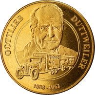 Suisse, Médaille, Gottlieb Duttweiller, Automobile, SPL+, Copper-Nickel Gilt - Andere & Zonder Classificatie