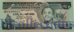 LOT ETHIOPIA 1 BIRR 1978 PICK 30b UNC X 5 PCS - Etiopia