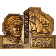 Portugal, Médaille, Diogo Cao, History, 1991, Machado, SPL, Bronze - Andere & Zonder Classificatie