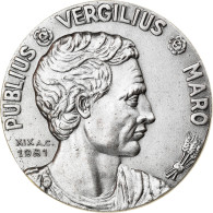 Italie, Médaille, Publius Virgilius Maro, Religions & Beliefs, 1981, Rodella - Autres & Non Classés