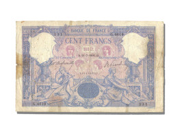 Billet, France, 100 Francs, 100 F 1888-1909 ''Bleu Et Rose'', 1906, 1906-07-21 - 100 F 1888-1909 ''Bleu Et Rose''