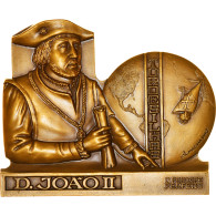 Portugal, Médaille, D. Joao II, Tordesilhas, History, Machado, SPL, Bronze - Andere & Zonder Classificatie