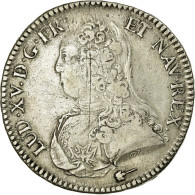 Monnaie, France, Louis XV, 1/2 Écu Aux Branches D'olivier, 1/2 ECU, 44 Sols - 1715-1774 Luis XV El Bien Amado