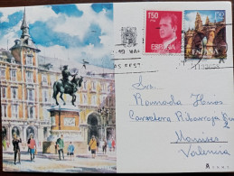 Vista De Madrid, Entero Postal CP Circulado - 1931-....