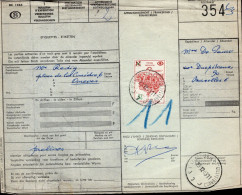 Belgio (1963) - Bollettino Pacchi Per L'interno - Documentos & Fragmentos