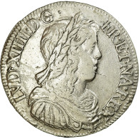 Monnaie, France, Louis XIV, 1/2 Écu à La Mèche Longue, 1/2 Ecu, 1651, La - 1643-1715 Ludwig XIV.