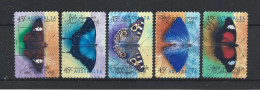 Australia 1998 Butterflies S.A. Y.T. 1703/1707 (0) - Usados