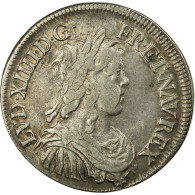 Monnaie, France, Louis XIV, 1/2 Écu à La Mèche Longue, 1/2 Ecu, 1647, Paris - 1643-1715 Ludwig XIV.