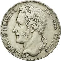 Monnaie, Belgique, Leopold I, 5 Francs, 5 Frank, 1849, TTB, Argent, KM:3.2 - 5 Francs