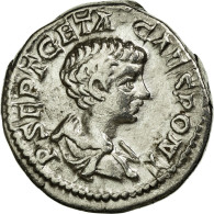 Geta, Denier, Argent, TTB+, Cohen:90 - The Severans (193 AD Tot 235 AD)