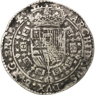 Monnaie, Pays-Bas Espagnols, BRABANT, Patagon, 1652, Anvers, TB+, Argent - Autres & Non Classés