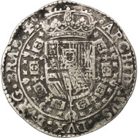 Monnaie, Pays-Bas Espagnols, BRABANT, Patagon, 1652, Anvers, TB+, Argent - Other & Unclassified