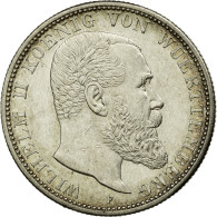 Monnaie, Etats Allemands, WURTTEMBERG, Wilhelm II, 2 Mark, 1908, Freudenstadt - Otros & Sin Clasificación