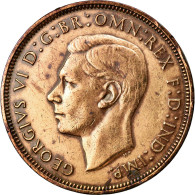Monnaie, Grande-Bretagne, George VI, Penny, 1947, TTB, Bronze, KM:845 - Andere & Zonder Classificatie