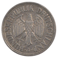 Monnaie, République Fédérale Allemande, Mark, 1955, Karlsruhe, TTB - 1 Marco