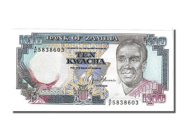 Billet, Zambie, 10 Kwacha, 1989, NEUF - Sambia