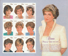 NEVIS - N°1072/80 ** (1997) Hommage à Diana - St.Kitts Und Nevis ( 1983-...)