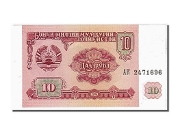Billet, Tajikistan, 10 Rubles, 1994, NEUF - Tayikistán