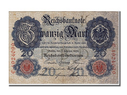 Billet, Allemagne, 20 Mark, 1908, 1908-02-07, TTB - 20 Mark