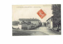 Cpa - 01 - St- Etienne Sur Chalaronne - Entrée Du Bourg - 1911 - Lemonon Ducoté - Châtillon-sur-Chalaronne